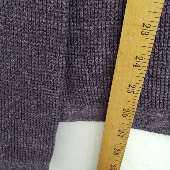 Michael Kors Men's Large Purple Cotton and Wool Blend Sweater - Picture 6 of 8
